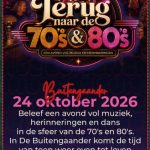 Ticket terug naar de 70's en 80's 24 oktober 2026