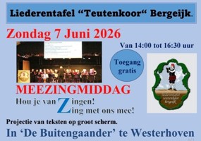Meezingmiddag Teutenkoor