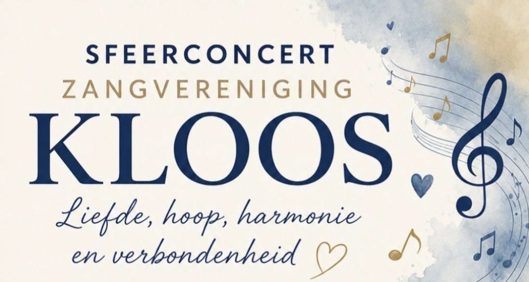 Sfeerconcert zangvereniging Kloos